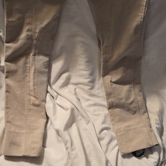 Ovation Women’s Beige Knee Patch Breeches Cotton Blend Size 14 Plus
