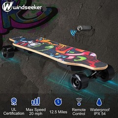 Lightweight Electric Skateboard With Remote For Adults & Teens 20 Mph 4 Speed