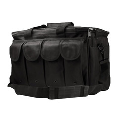 Shooters Gate Deluxe Paintball Vest, Drop Leg Carrier & Range Bag Set – Black
