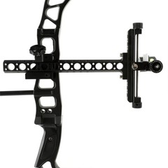 Compound Bow Sight Archery 4X lens 0.059″ Fiber Optic Pin Micro Adjust Hunting