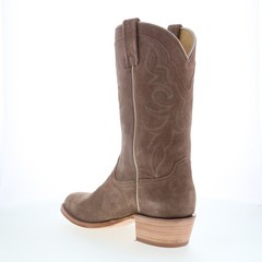 Tony Lama Plano 12″ Suede Round Toe DR3051 Mens Brown Cowboy Western Boots
