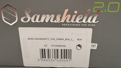 SAMSHIELD MISS SHIELD 2.0 SHADOWMATT/GLOSSY SPARKLING BLACK SIZE LARGE HELMET