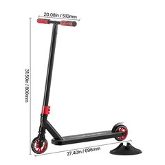 KFFKFF Stunt Scooter, 11–13 Kids Teens Adults, Freestyle Trick Scooter