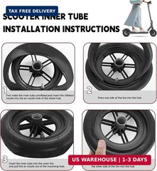 9.5×2 Scooter Inner Tube, 9.5 inch Tires Replacement, for Niu KQi3 Sport/Pro/Max