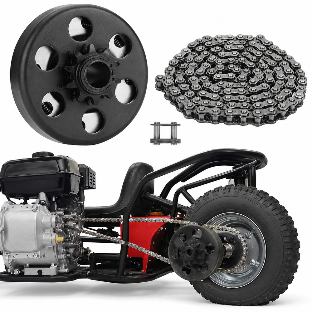 3/4″ Go Kart Centrifugal Clutch 10T #40/41/420 Chain Kit For Predator 212 GX200