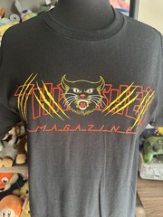 Thrasher Magazine Gato Black Skateboard T-Shirt Men’s Size Medium