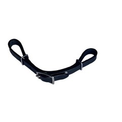 Horse Curb Strap Adjustable Oiled Leather Showman Fits Minis Standard Sizes
