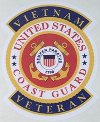 US Coast Guard Vietnam Veteran Sticker Waterproof D106