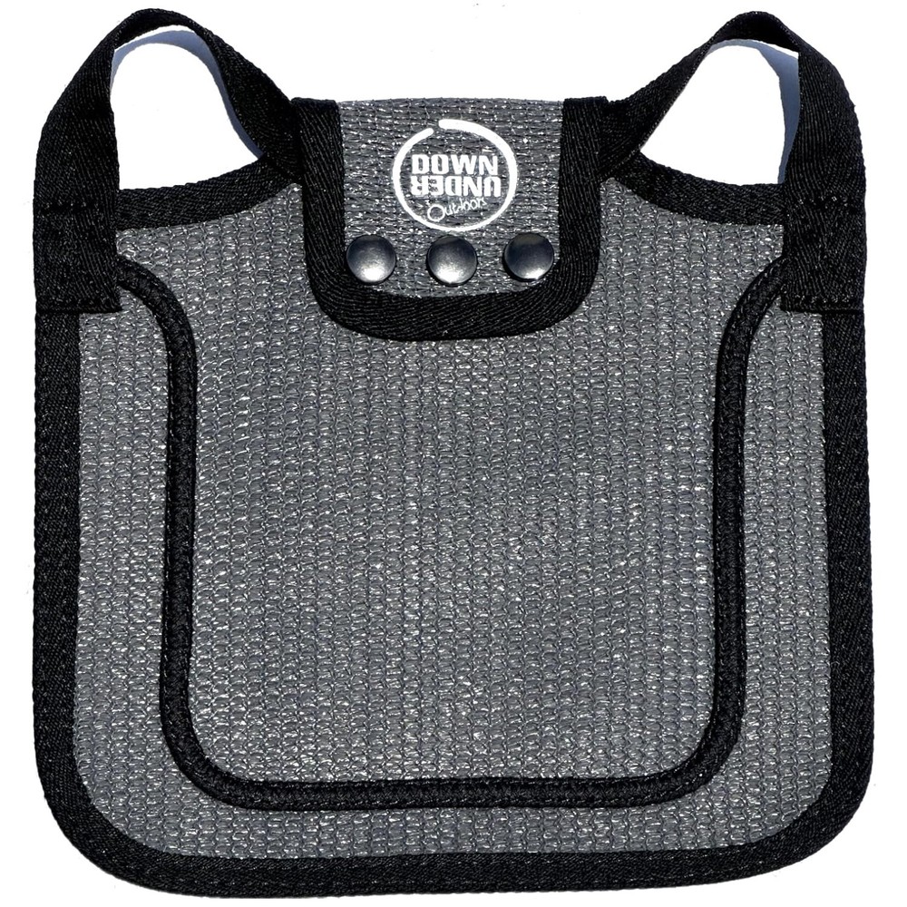 Chicken Saddle with Adjustable Straps – Grey Mesh