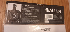 Allen EZ Aim Human Silhouette Target #15202 (23in x 35in – 4 Pack) NIP