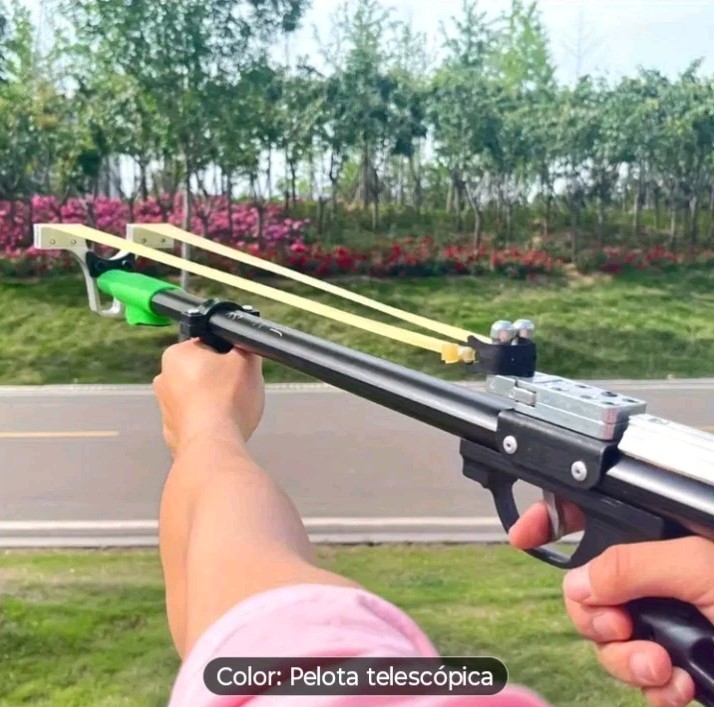 Potente Catapulta de Metal, Máquina de Catapulta para Caza al Aire Libre,