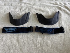 TWO (2) JT USA PAINTBALL FLEX 8 GOGGLES – BLUE (PLEASE READ DESCRIPTION)