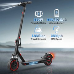 LADPED LP07 Electric Scooter for Adults & Teens, Folding 350W 8.5» EScooter APP