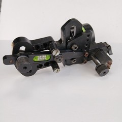 HHA Sports Single Pin Adjustable Bow Sight Black Archery Hunting