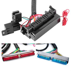 Standalone Wiring Harness, 4L60E DBC, Red/Blue PCM, Compatible with 1997-2006 GM