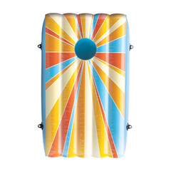 35-Inch Inflatable Pool Cornhole Set Toss Games for Kids and Adults