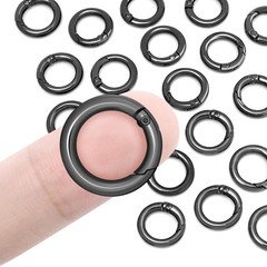 CooBigo 16 Pack 11mm Inner Dia. ; Outer 18mm, 3/8 Black 16pcs