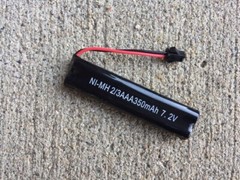 7.2V 350mAh NiMh Airsoft Battery for CM 023, CM022 Airsoft Gun