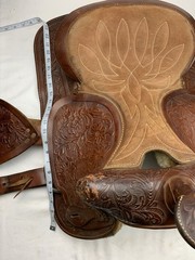 VTG Simco #3140 Leather Western Trail Horse Saddle 15″