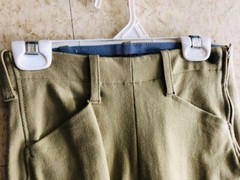 THE ELITE Ladies *BREECHES *Sz 24L KHAKI *NEW Cotton Blend