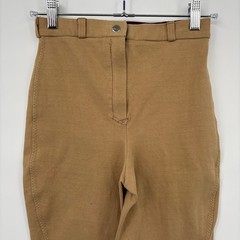 On Course Size 26 Riding Breeches Lot of 2 Pair Equestrian Stretch Tan Olive