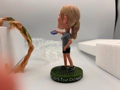 2016 Bobblehead Catrina Allen (New in Box) Disc Golf Innova Bobble Discraft