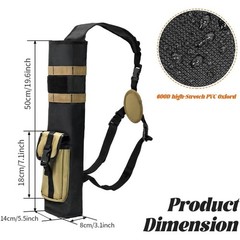 Archery Lightweight Back Arrow Quiver Arrow Holder Adjustable Arrow Backpack Bag