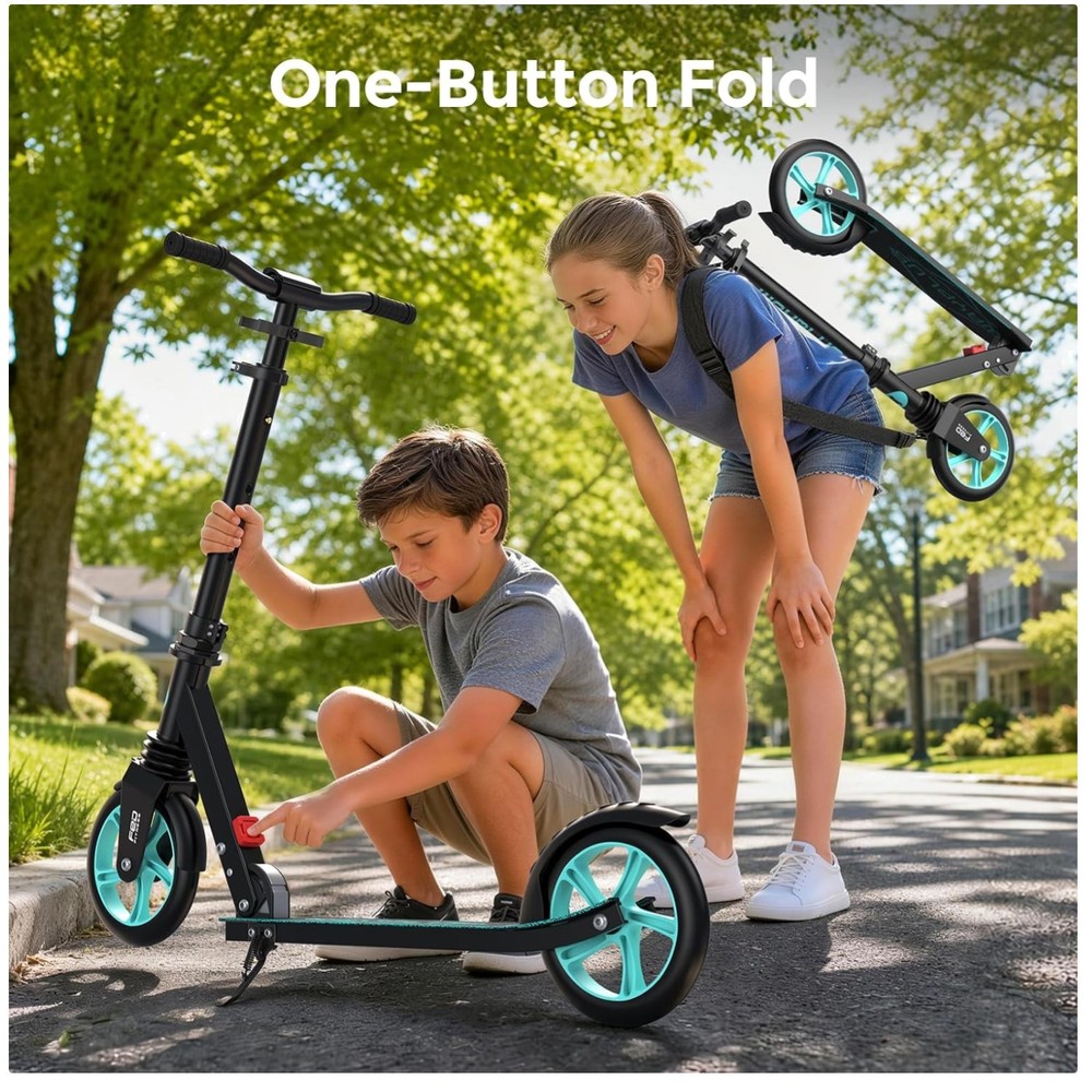 Lightweight Scooter for Kids, Teens & Adults, ABEC9 Bearings