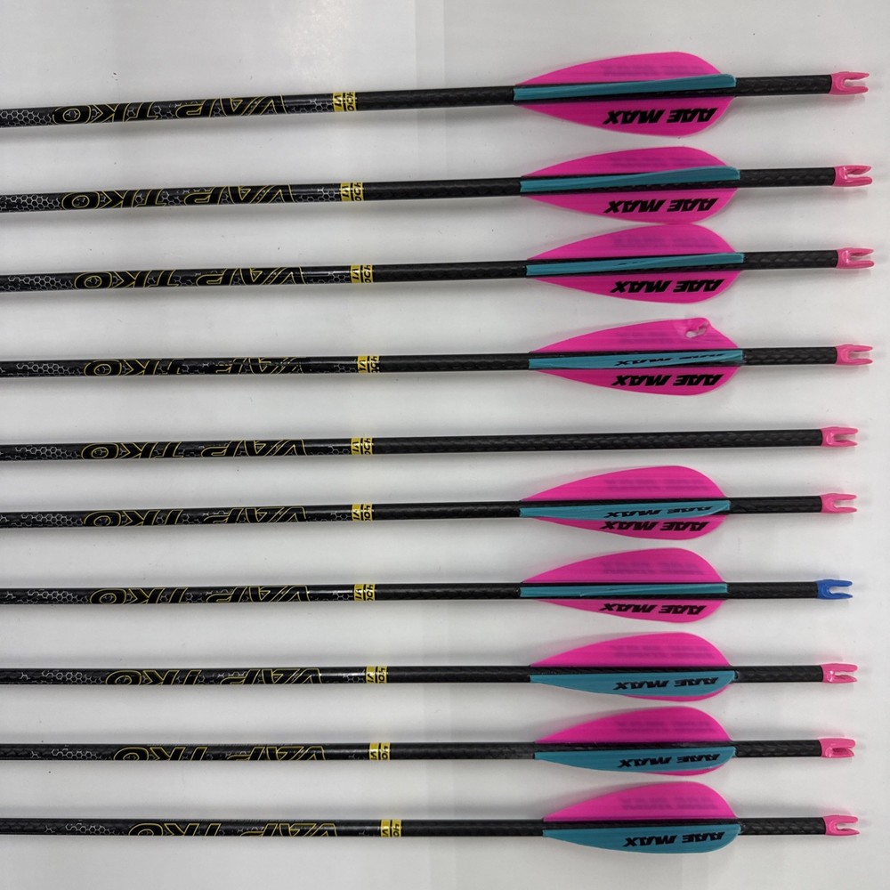 victory Archery Arrows VAP TKO V1 400 Spine 10 Arrows Included – Item 3650