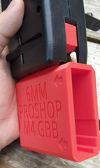 Golden Eagle / 6mmProShop M4 Airsoft GBBR Odin Speedloader Adapter (Red)