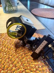 Black Gold Pure 75 Custom adjustable 3 pin sight