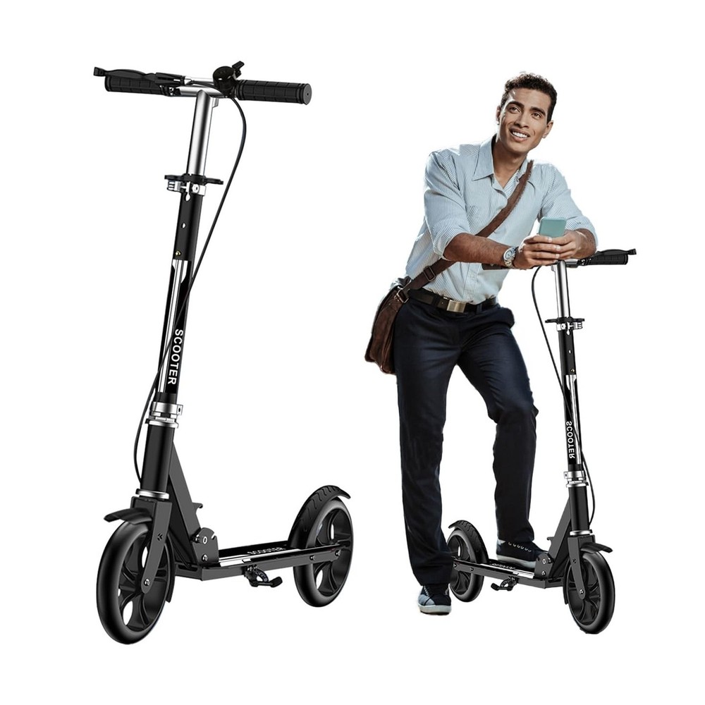 Scooters for Kids 8-12, Teens & Adults – Foldable Commuter Scooter with Bell,…