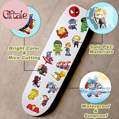 200PCS Cool Character Stickers for Water Bottles Skateboard Luggage Laptop Bumpe