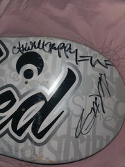 Osiris Feed The Need Signed Skateboard Deck Rare