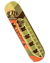 SUPER RARE Alien Workshop Skateboard Deck Steve Berra Glugs 7.8 NOS 2006 Vintage