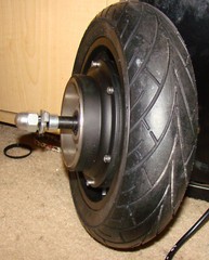 Rising Sun 10 in. 48V 350W Scooter Wheel Motor Brushless Gearless Hub BLDV-350