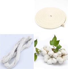 1/4 Inch Natural Cotton Rope – 52 Feet Classic White Craft Rope for DIY Projects