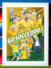 ✺Framed✺ 2022 SOCCEROOS World Cup Poster – 45cm x 32cm x 3cm