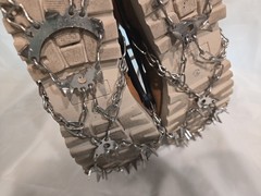 Ice Cleats Crampons 28 Spikes Anti Slip Traction With Boots St. Johns Bay 10 Wom