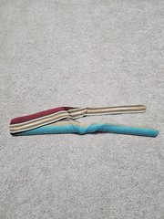 TigerWear Southwest Series Tie Headband Reversible Red Blue NEW Handmade USA