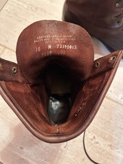 Vintage Packer Boots Brown Women’s Size 10 Lace-Up Kiltie Western Aztec Stitch