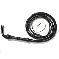 BULL WHIP 04 Feet long 16 Plaits Cow Hide Leather CUSTOM BULLWHIP DARK BROWN