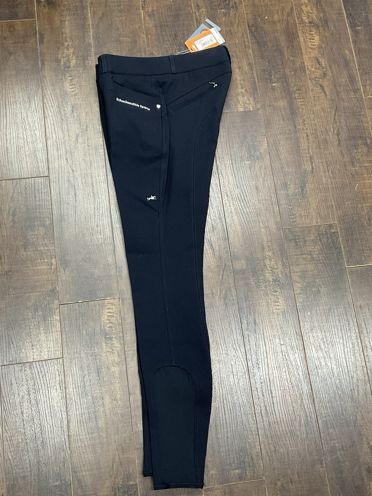 Schockemöhle Sports Loretta KG Women’s Full Grip Riding Breeches Navy Size 38