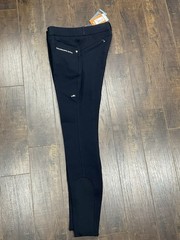 Schockemöhle Sports Loretta KG Women’s Full Grip Riding Breeches Navy Size 38