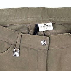 Romfh Drytec Equestrian Breeches Womens 32R Tan Cotton Blend Knee Patch Pants