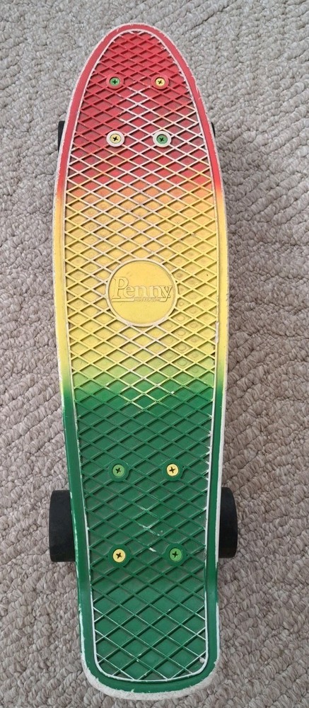 Penny Board – Rasta-Colored Australia 23″ all original parts-In Great Shape