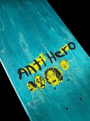 RARE Grant Taylor Expressions Anti Hero Skateboard Deck 8.5” Art Faces BRAND NEW