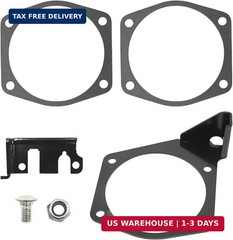 4 Bolt Throttle Cable Bracket Fits for Engine Intakes 92mm-102mm LS LSX LS1 LS2