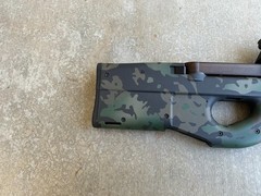 EMG KRYTAC FN Herstal P90 Airsoft AEG Training Rifle w/ Custom Cerakote BLK CAMO