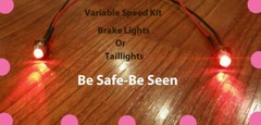 Razor 12v – 24v 2 LED Brake OR Taillights ad on. Must Have Our Variable Speed
